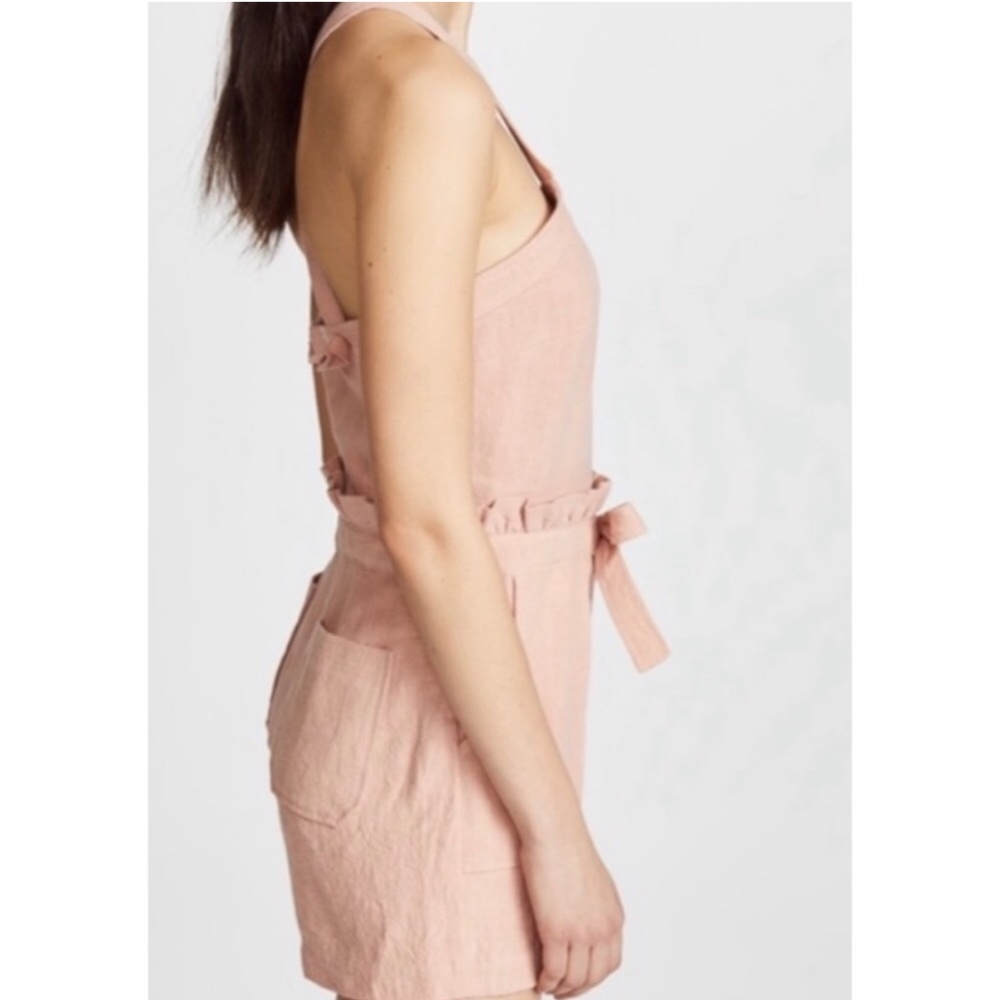 SAYLOR Roxie Linen Romper XS - Picture 4 of 11